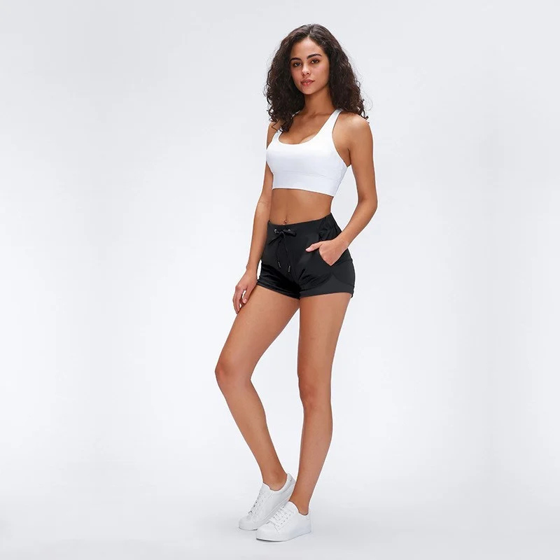 Nude yoga shorts women - Image 2