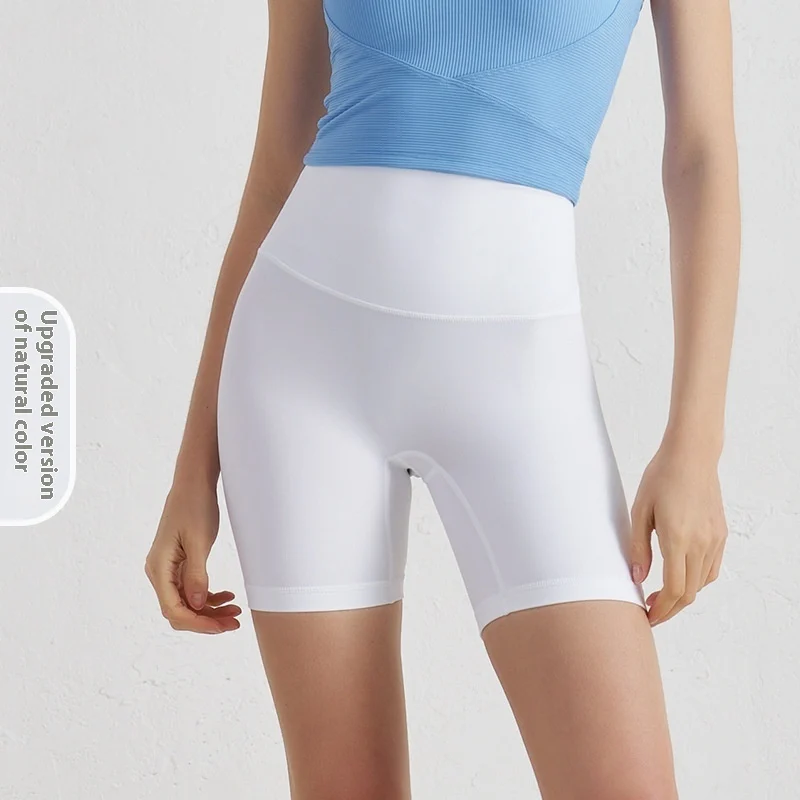 Double-sided Grinding Shorts Yoga Pants Female High Waist Track Shorts - imagine 10