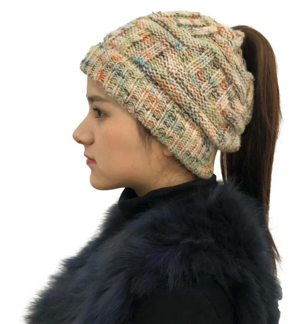Women's Color pullover hat ponytailcap - Image 2