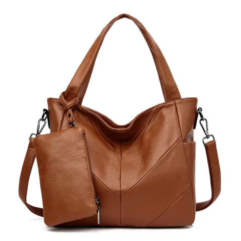 Women handbag women's shoulder bag high quality large capacity large soft black PU leather casual handbag