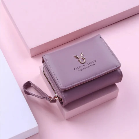 Women's Wallet PU Leather Short