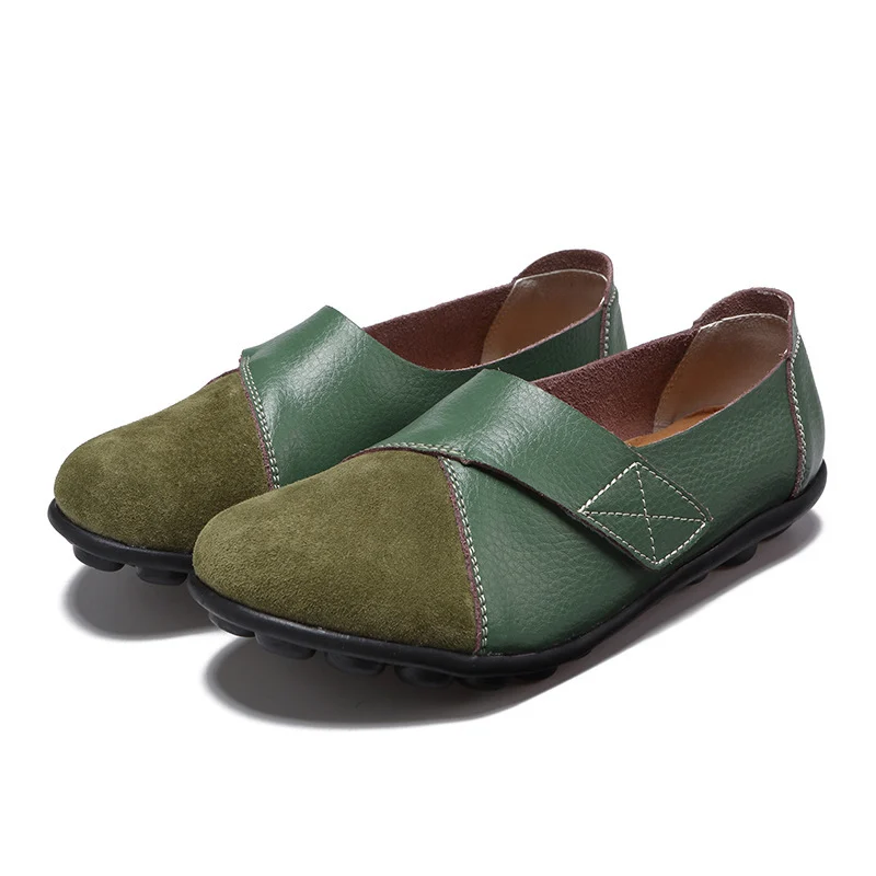 Women's Loafers Patchwork Soft Sole Flat Shoes - Image 8