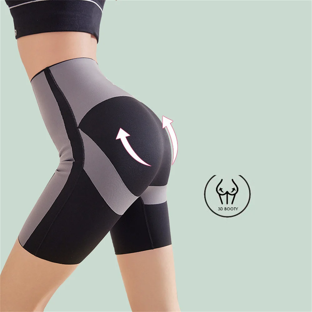 High-rise Yoga Fitness Hip Raise Shorts Pants Trousers - Image 10