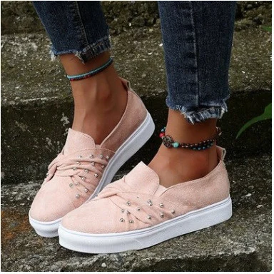Women's Plus Size Lady Causal Shoes Slip-On Loafers - Image 4