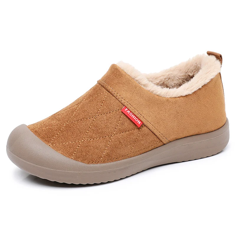 Women's Fleece-Lined Snow Boots - Thickened Warm Winter Shoes with Soft Sole - Image 6