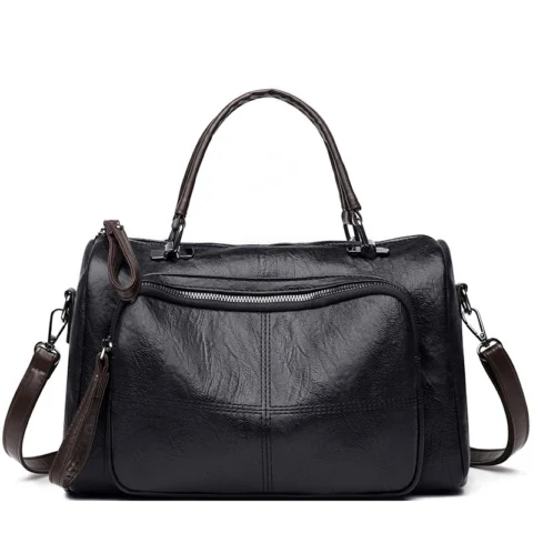 Women New Soft PU Leather Handbag Large Capacity Crossbody Bag
