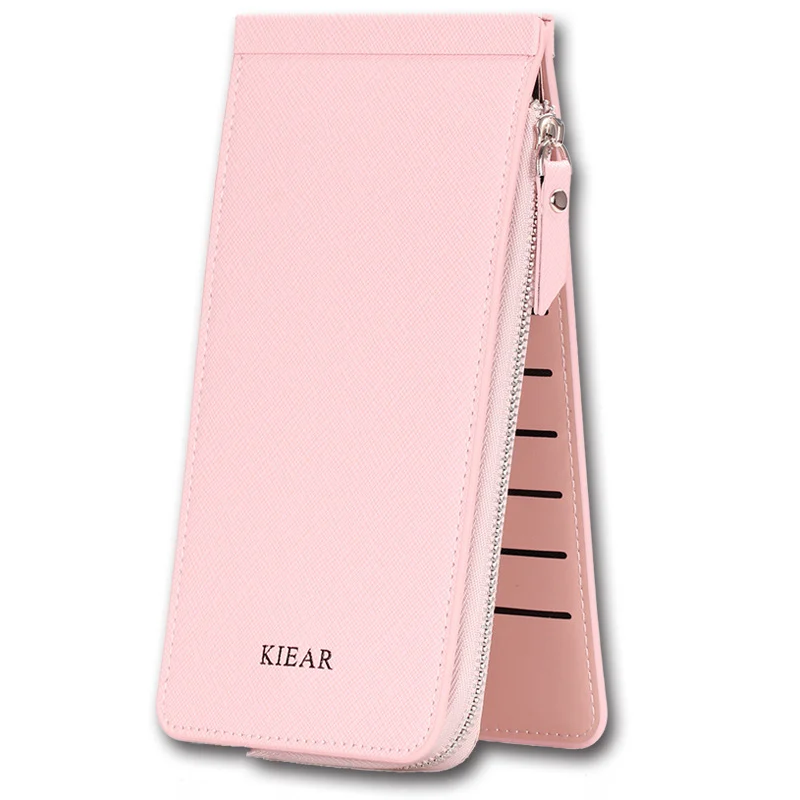 Unisex Large Capacity Card Holder Long Bank Card Credit Card Holder Multiple Card Slots Zipper Wallet - Image 5