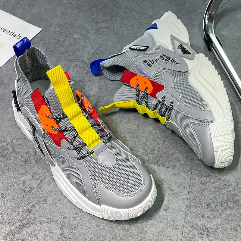 Men's Sneakers, Breathable Mesh Shoes - Image 2