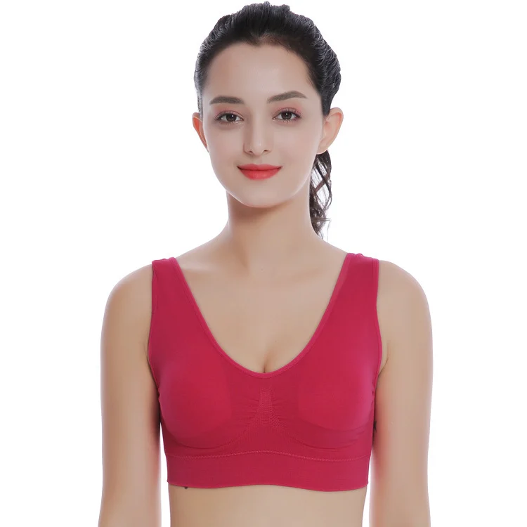 Women's Plus Size Bras Seamless Bra With Pads Big Size 5XL 6XL Bralette Push Up Brassiere Bra Vest - Image 5