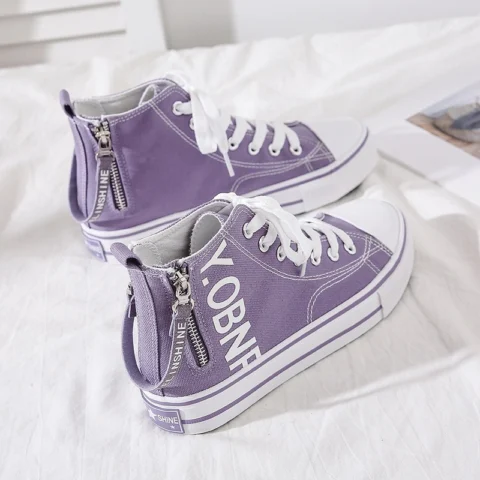 Women's High-top Canvas Shoes
