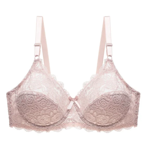 Women's Lace bras gathered together for a breathable bra
