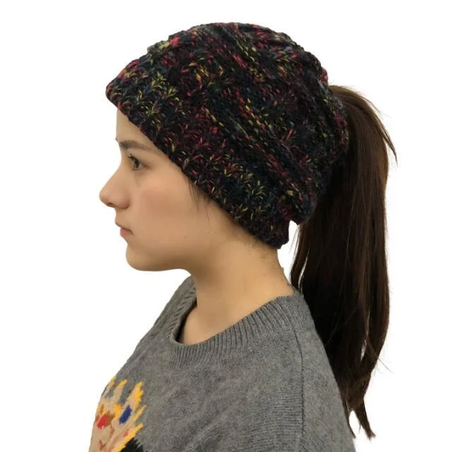 Women's Color pullover hat ponytailcap - Image 3