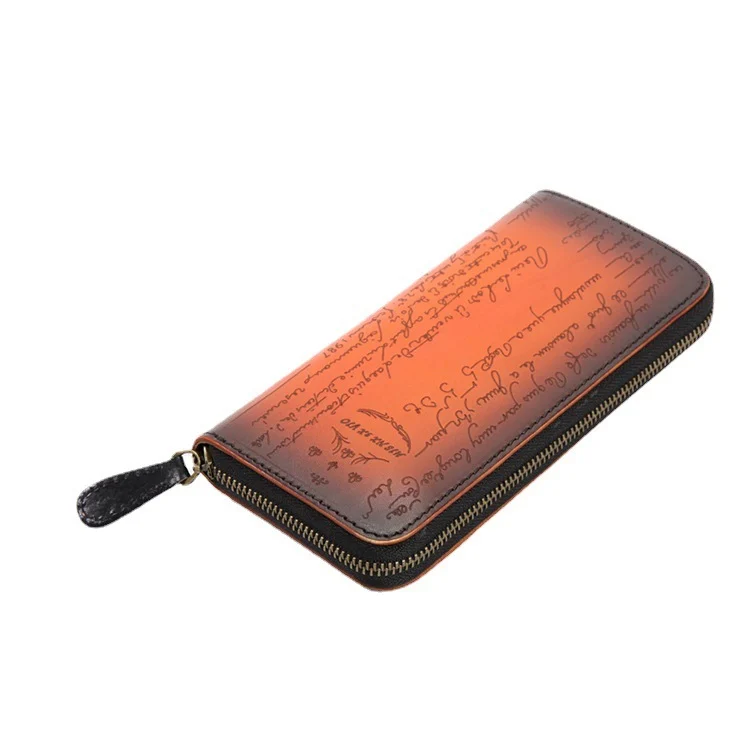 Men's Handmade Retro Cowhide Wallet - imagine 2