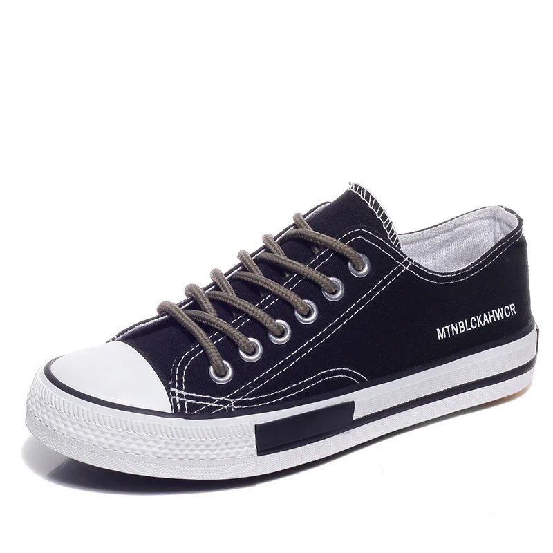 Women's Korean Style Low-top Canvas Shoes Harajuku Port-style Street Clapper Shoes
