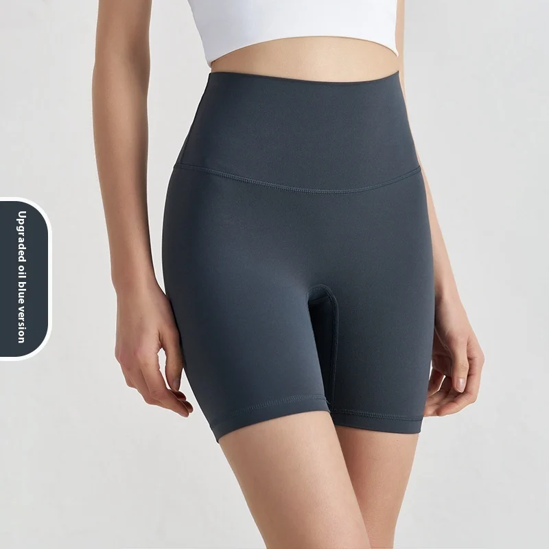 Double-sided Grinding Shorts Yoga Pants Female High Waist Track Shorts - imagine 6