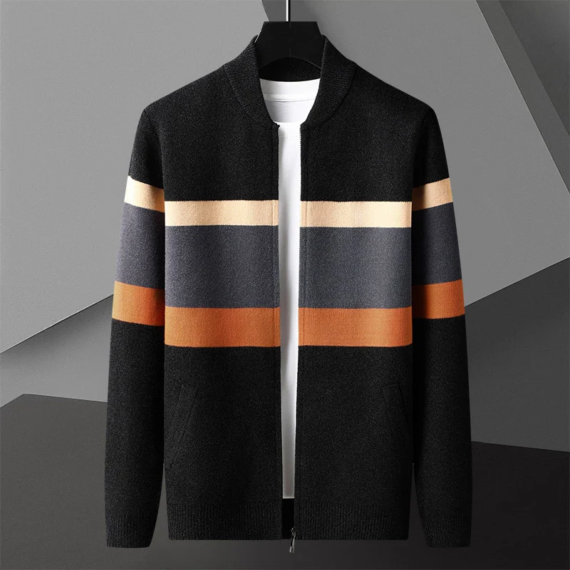 Mens Knitted Cardigan Sweater Jacket For Spring And Autumn Coats - Image 7