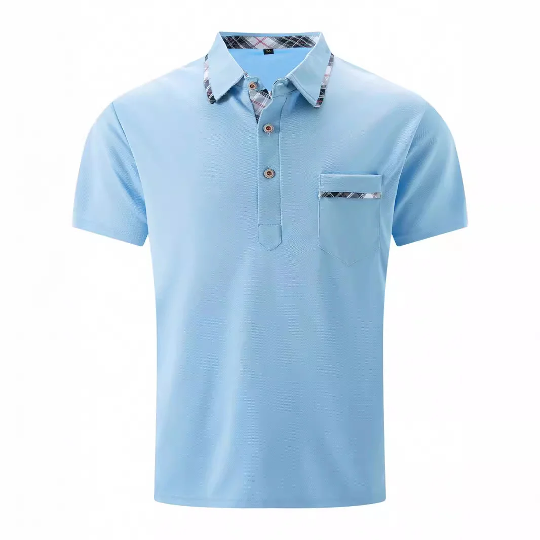 Men's Classic Lapel Polo T-Shirt - imagine 3