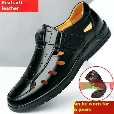 Men's Casual Breathable Summer Hollow Sandals - Image 3