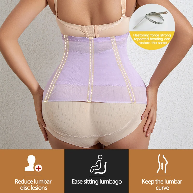 Women's Waist Trainer Shapers Corset Shapewear Slimming Belt Modeling Strap - Image 7