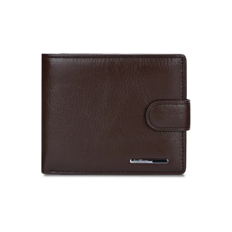 Men's Leather Wallet Multifunctional Short - Image 5