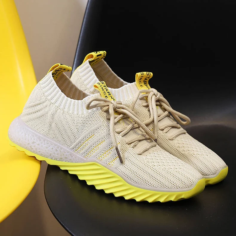 Women's Platform Sock Sneakers Mesh Breathable Casual Shoes - Image 4
