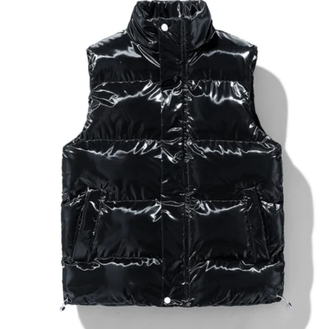 Womens Casual Loose-Fit Down Padded Vest