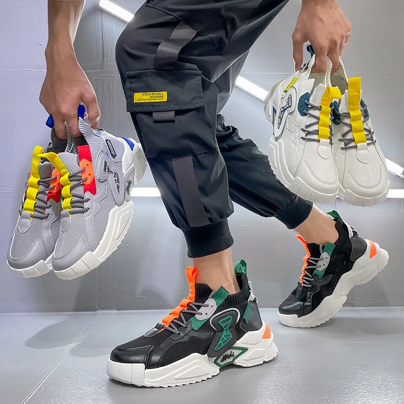 Men's Sneakers, Breathable Mesh Shoes - Image 5