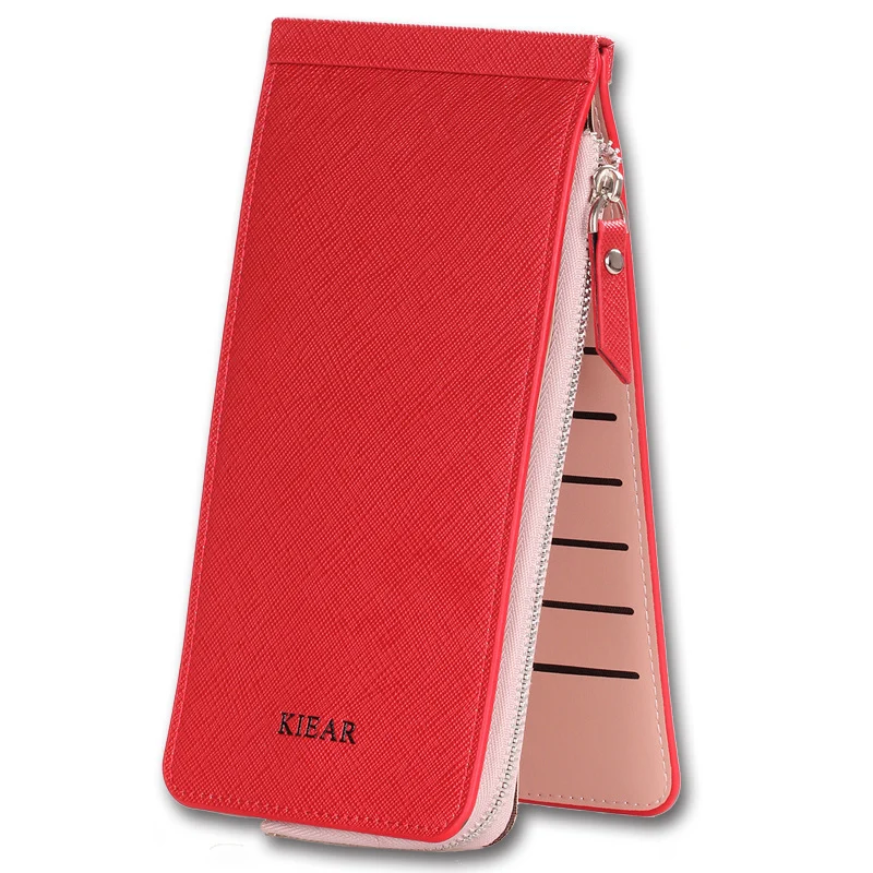 Unisex Large Capacity Card Holder Long Bank Card Credit Card Holder Multiple Card Slots Zipper Wallet - Image 6