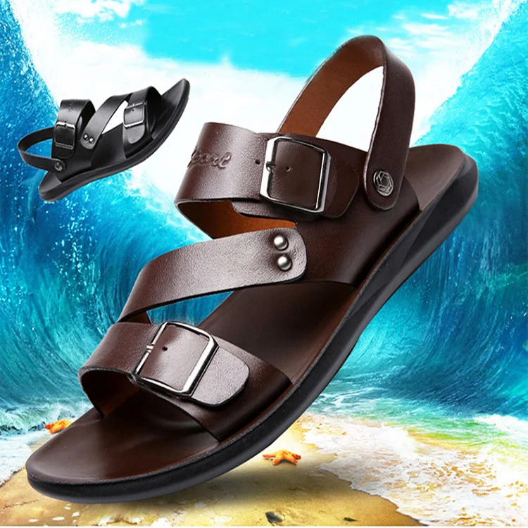 Men's Sandals Casual Comfortable Barefoot Buckle Shoes