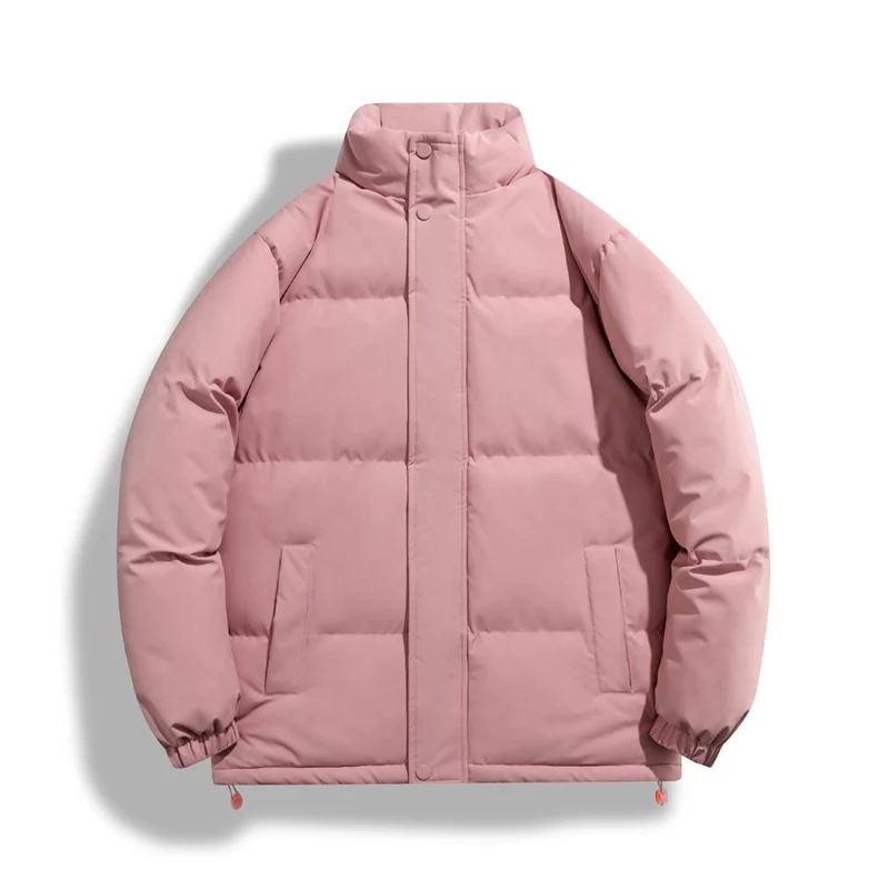 Solid-color Womens Windproof And Warm Jacket