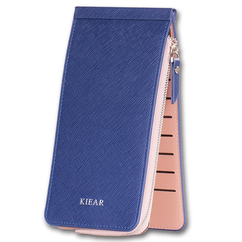 Unisex Large Capacity Card Holder Long Bank Card Credit Card Holder Multiple Card Slots Zipper Wallet - Image 4