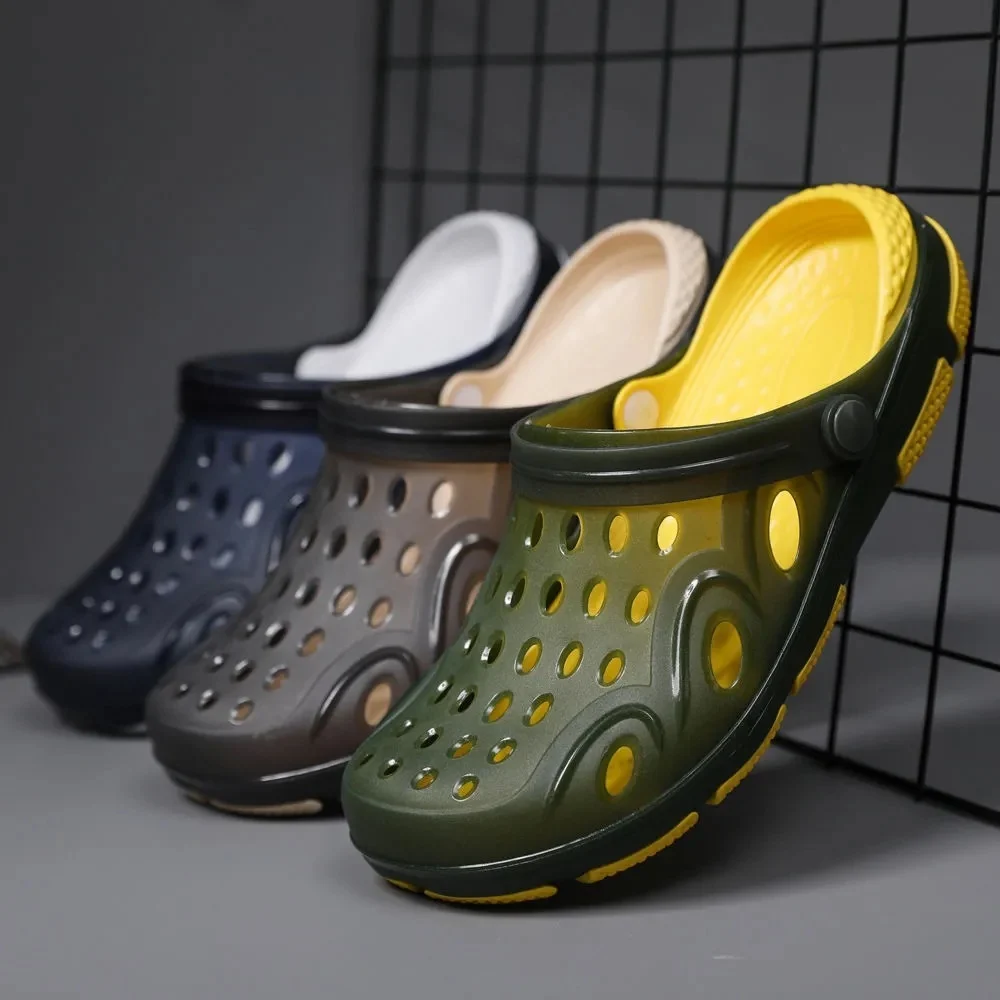 Men's Baotou Sandals Outdoor Wear Half Drag Beach Shoes - Image 4