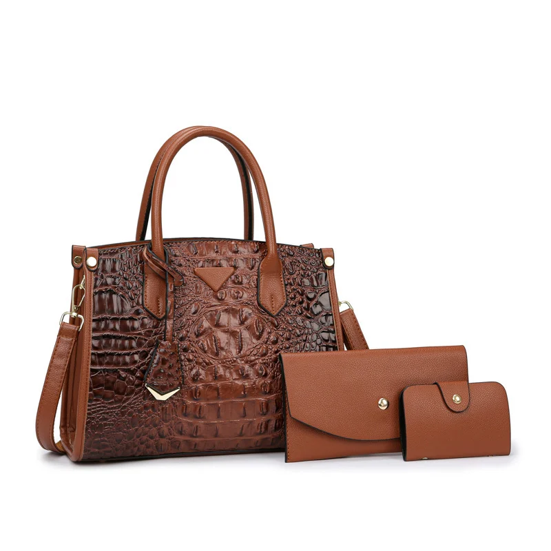 Vintage Crossbody Statement Handbag Set For Women - Image 2