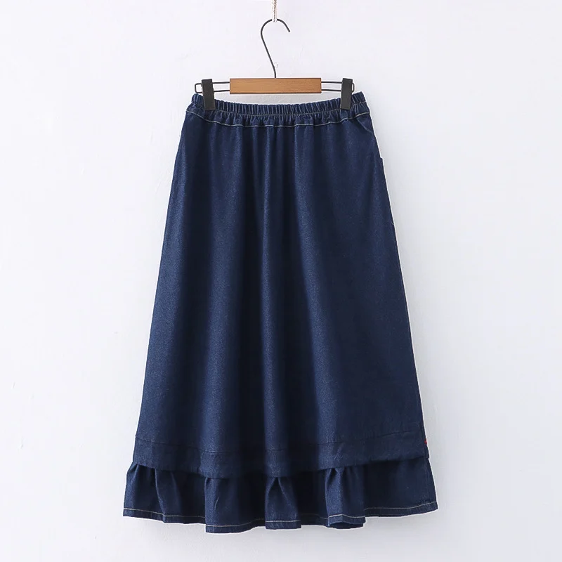 Fashion Embroidery Denim Skirt For Women - Image 4