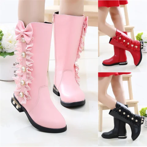 Girls Autumn & Winter Boots - New Collection Fleece-Lined Kids
