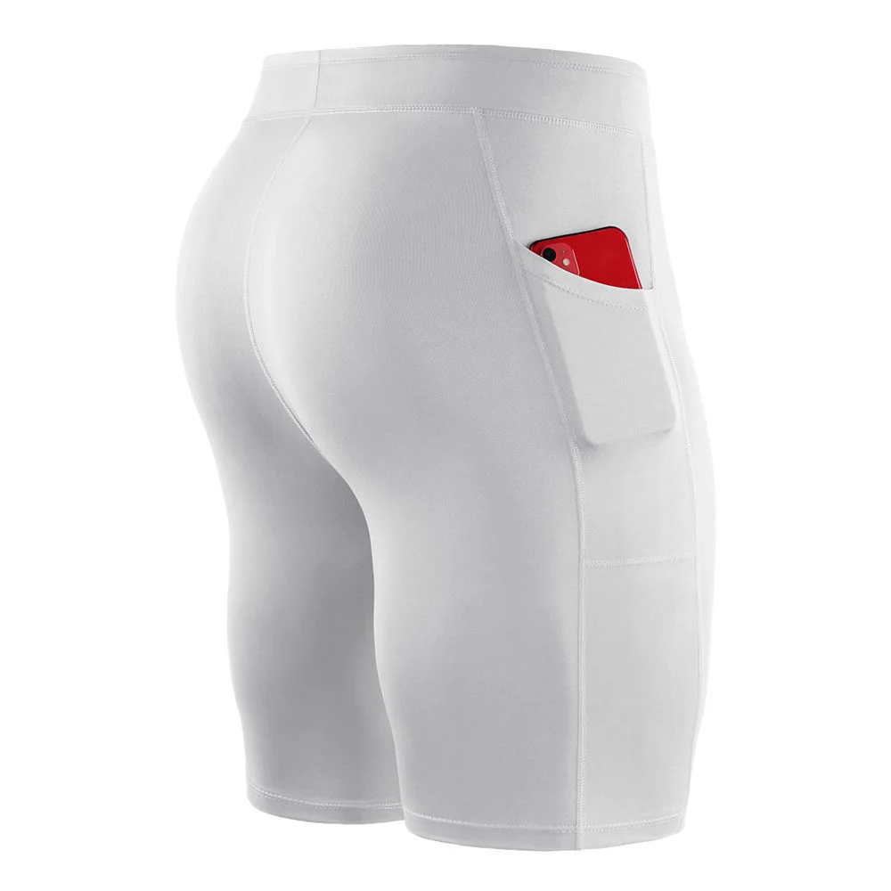 Men Outdoor Running Shorts Male Board GYM Exercise Fitness Leggings - Image 5
