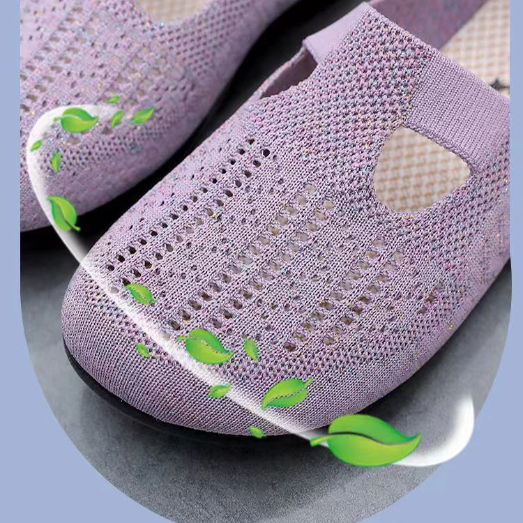 Women Flats Shoes Breathable Mesh Shoes Summer Light Loafers - imagine 6