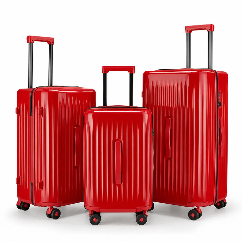 Unisex 3-Piece Travel Luggage Set – Pressure-Resistant Suitcases with Lock - Image 6