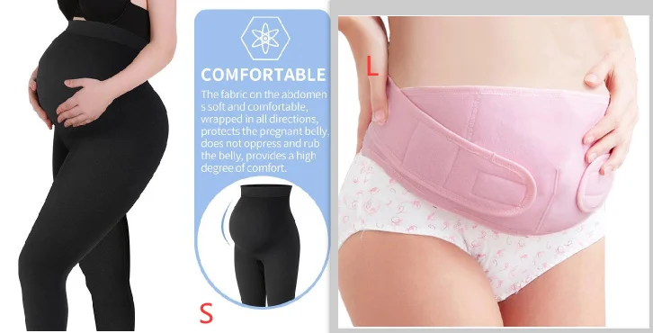 Maternity Leggings High Waist Pants Women Pregnancy Clothes - Image 6