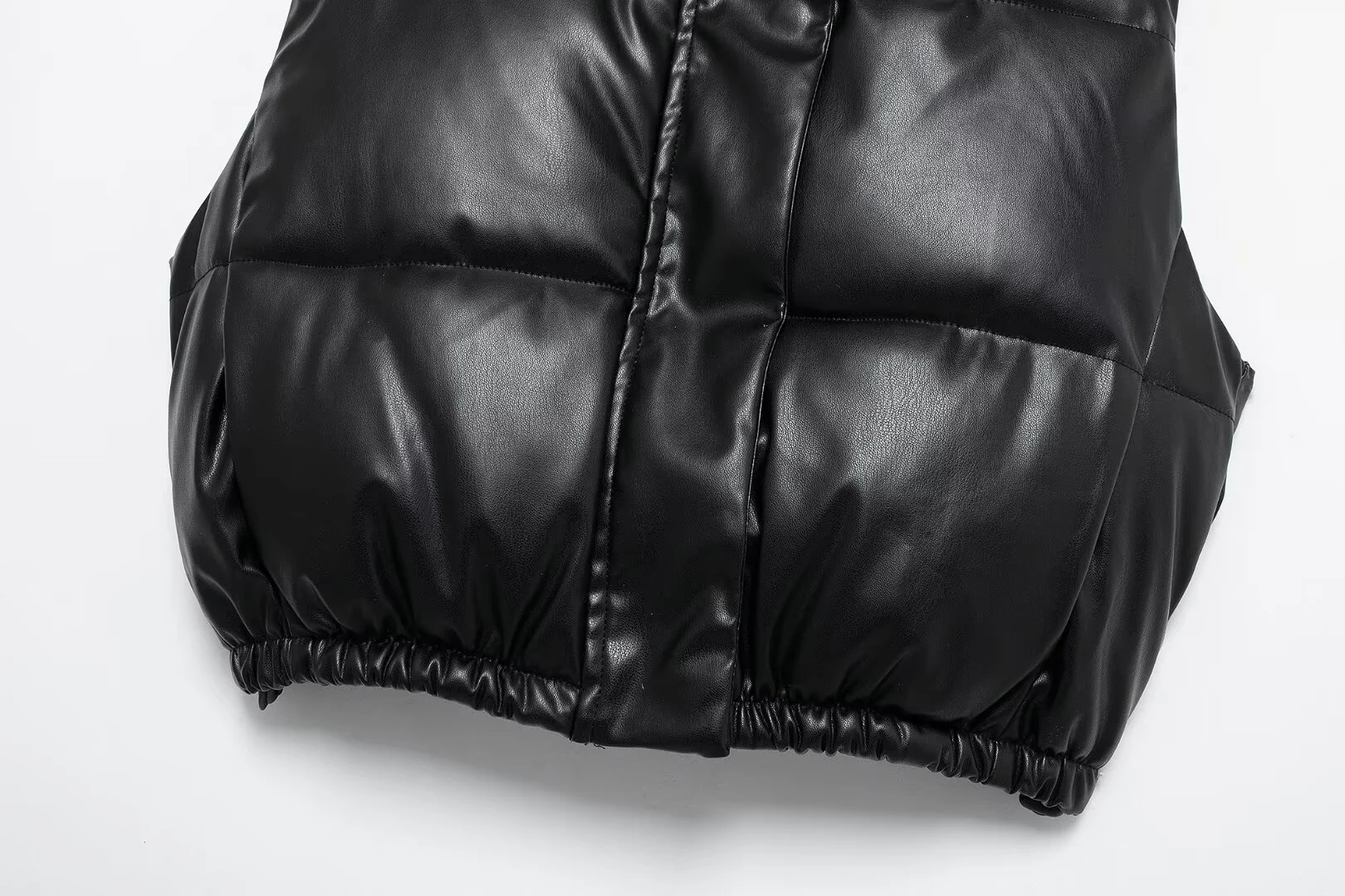 Fashion Short Waistcoat Cotton-padded Coat Women - imagine 6