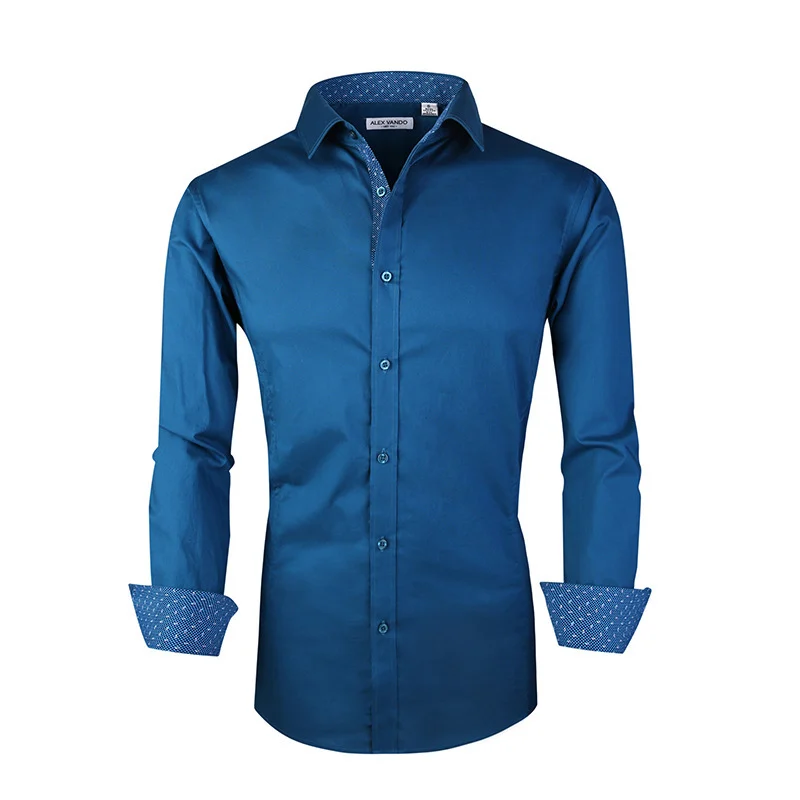 Men's Premium Cotton Stretch Shirt - imagine 2