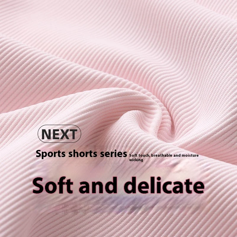 Thin Drawstring Sports Shorts Women's High Elastic Fitness Yoga Shorts - Image 3