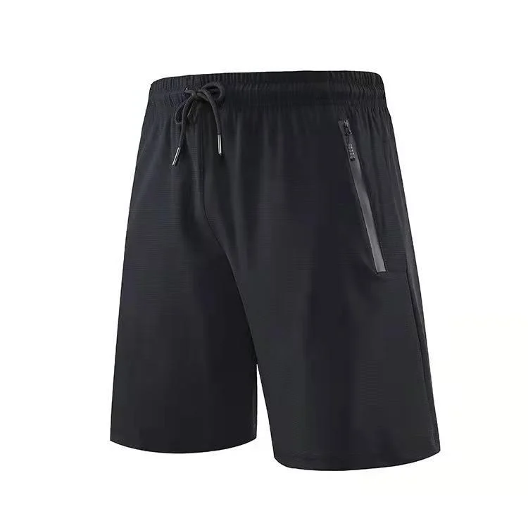 Men Summer Solid Quick Dry Loose 5 Inch Shorts, Casual Fitness Running Shorts For Student Morning Jog - Image 4