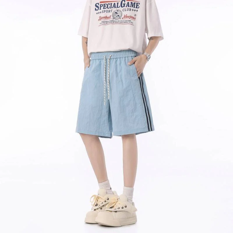 American Vintage Stripe Sports Shorts Men - Image 4
