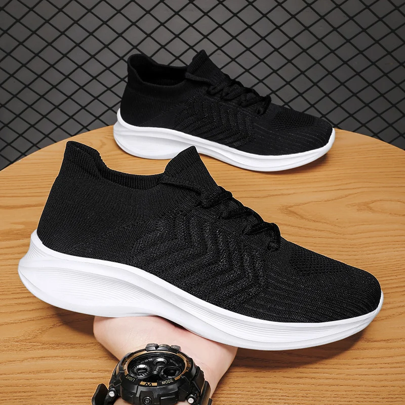 Unisex Flyknit Breathable Sneakers - imagine 4