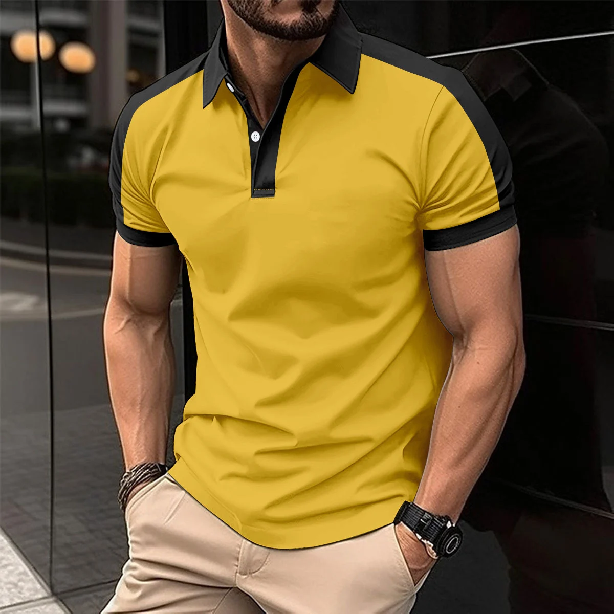 Men's Summer Casual Business Polo Shirt - Image 5
