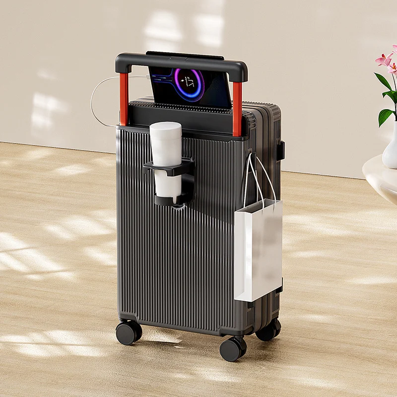 Unisex Durable And Wear-resistant Travel Suitcase With A Telescopic Handle - Image 7
