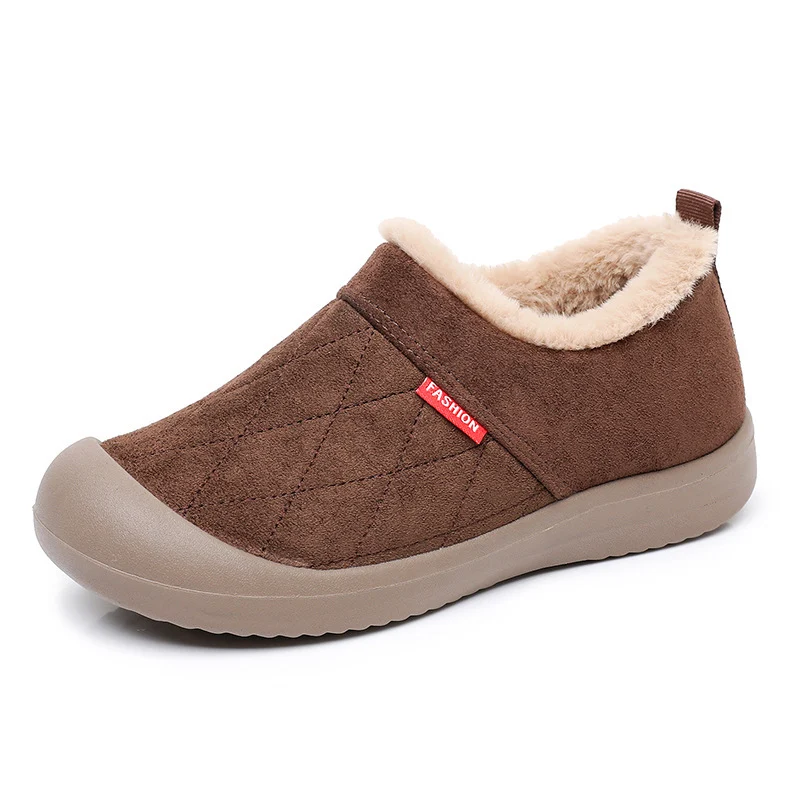 Women's Fleece-Lined Snow Boots - Thickened Warm Winter Shoes with Soft Sole - Image 4