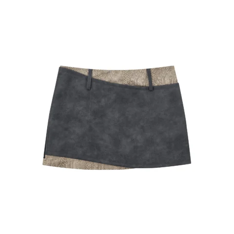 PU Leather Skirt Design High Waist Women