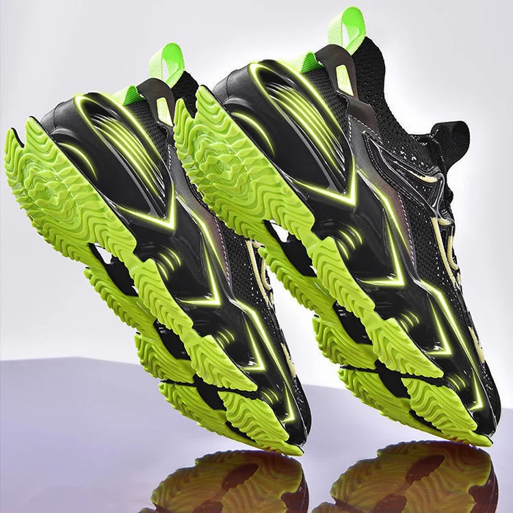 Men's Breathable Shoes New Shoes Shock Absorption Running Sneakers - Image 2